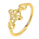 Mula Sterling Silver Gold Celtic