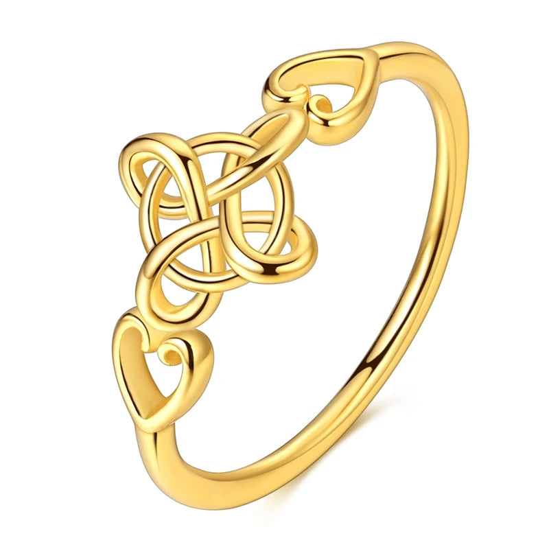 Mula Sterling Silver Gold Celtic