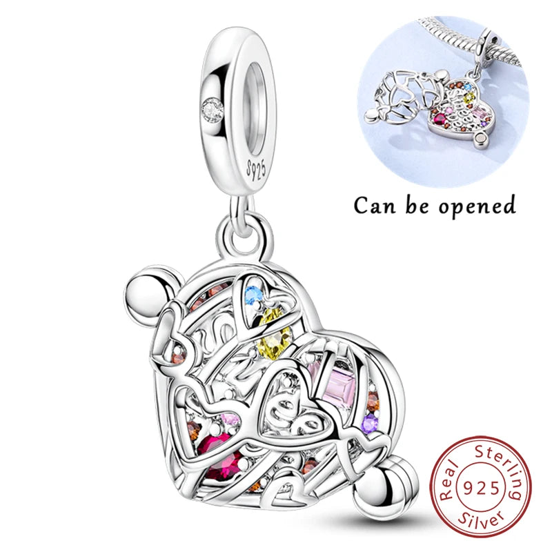 Sterling Silver Charm Beads Forever