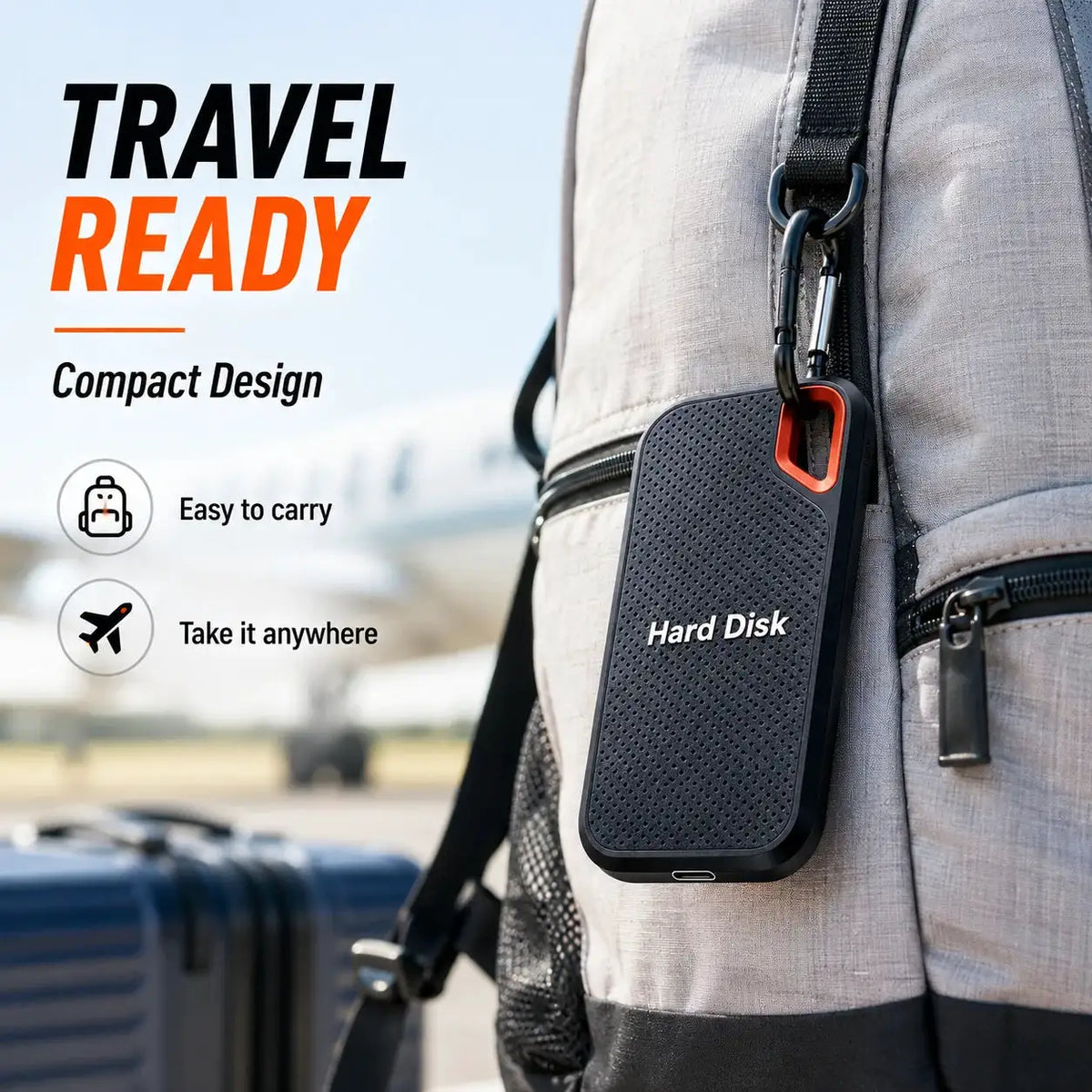 High Speed External Hard Drive Portable SSD Type-C Mobile Storage — product view 6