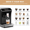 Mcilpoog Fully Automatic Coffee Machine - Bean to Cup, Flavors