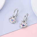 Silver Plated Hoop Earring Pendientes