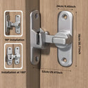 90 Degree Aluminum Cabinet Latch Secure Lock