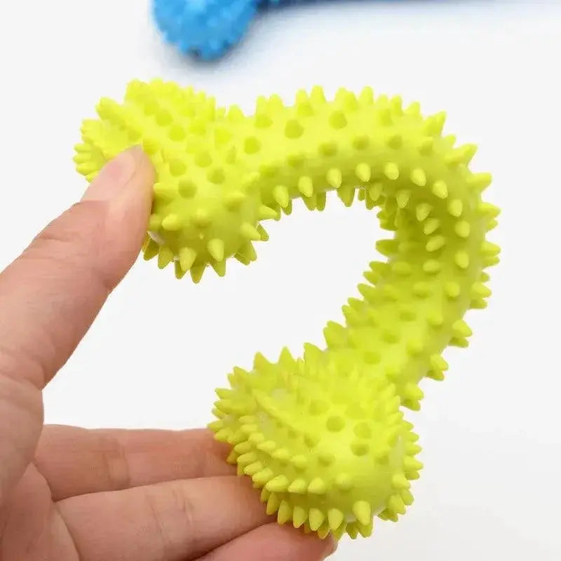 Rubber Pet Dental Health Aid Chew Toy For Small Dogs