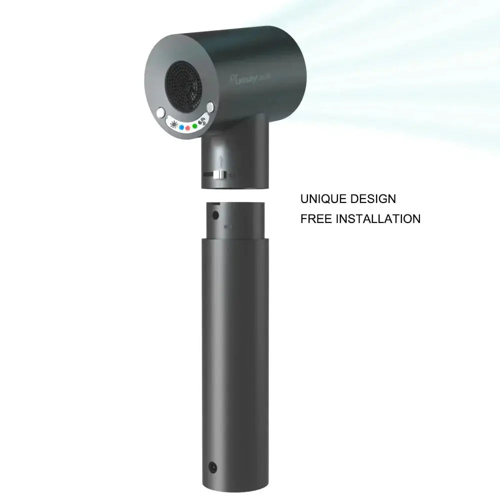 Portable Cordless Hair Dryer With USB Port Detachable Battery