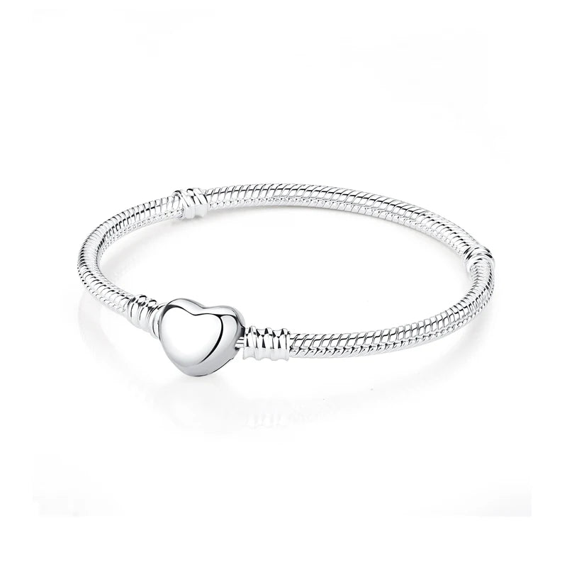 Sterling Silver Bracelet Bangles Love