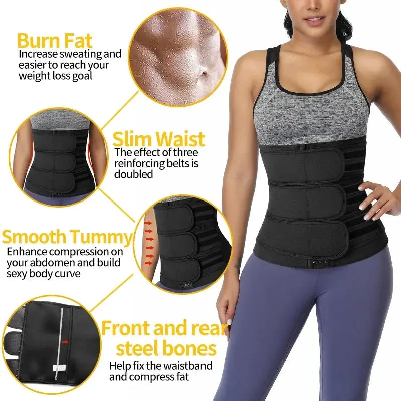 Neoprene Waist Trainer For Tummy Control And Slimming
