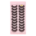 Ultimate 3D Mink False Eyelashes Variety Pack Fluffy Natural