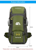 50L Travel Backpack Camping Bag For Men Large Hiking Bag