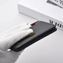 Mens Ultra Thin PU Card Case - Slim Design