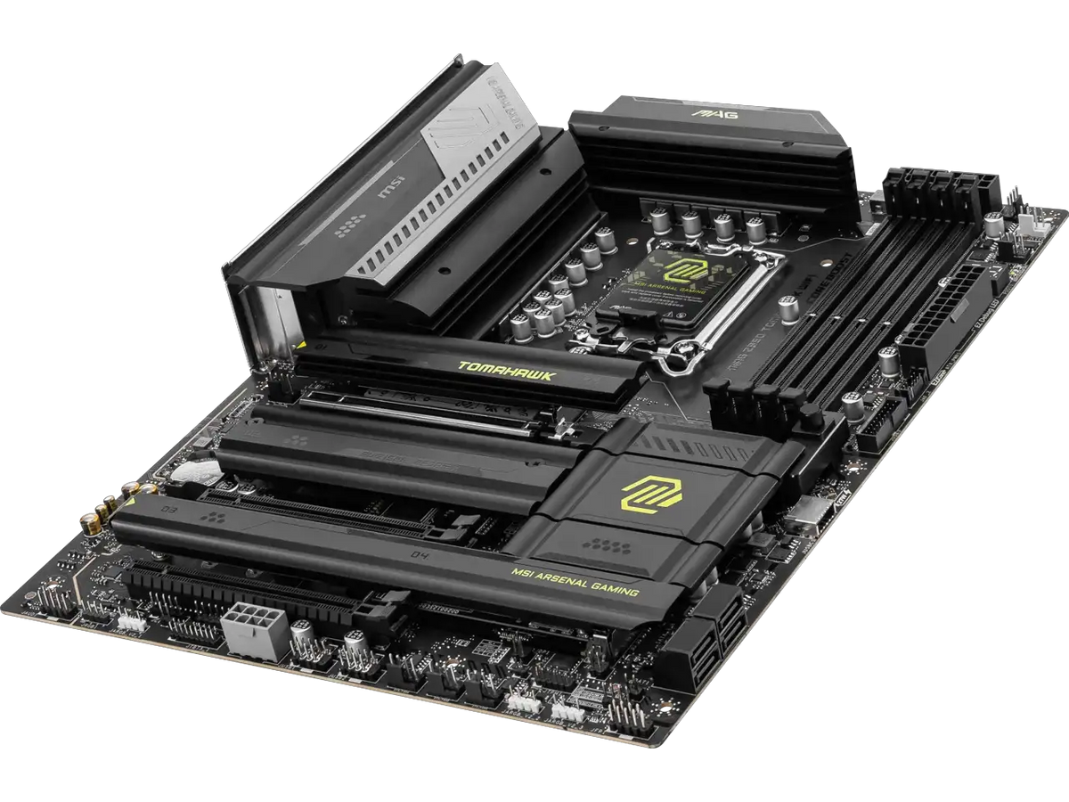 MAG Z890 TOMAHAWK WIFI Motherboard, ATX - Supports Intel Core Ultra Processors (Series 2), LGA 1851 - DDR5 Memory Boost 4 x DDR5 (9200+ MT/s OC), 1 x PCIe 5.0 x16, 1 x M.2 Gen5, Wi-Fi 7, 5G LAN