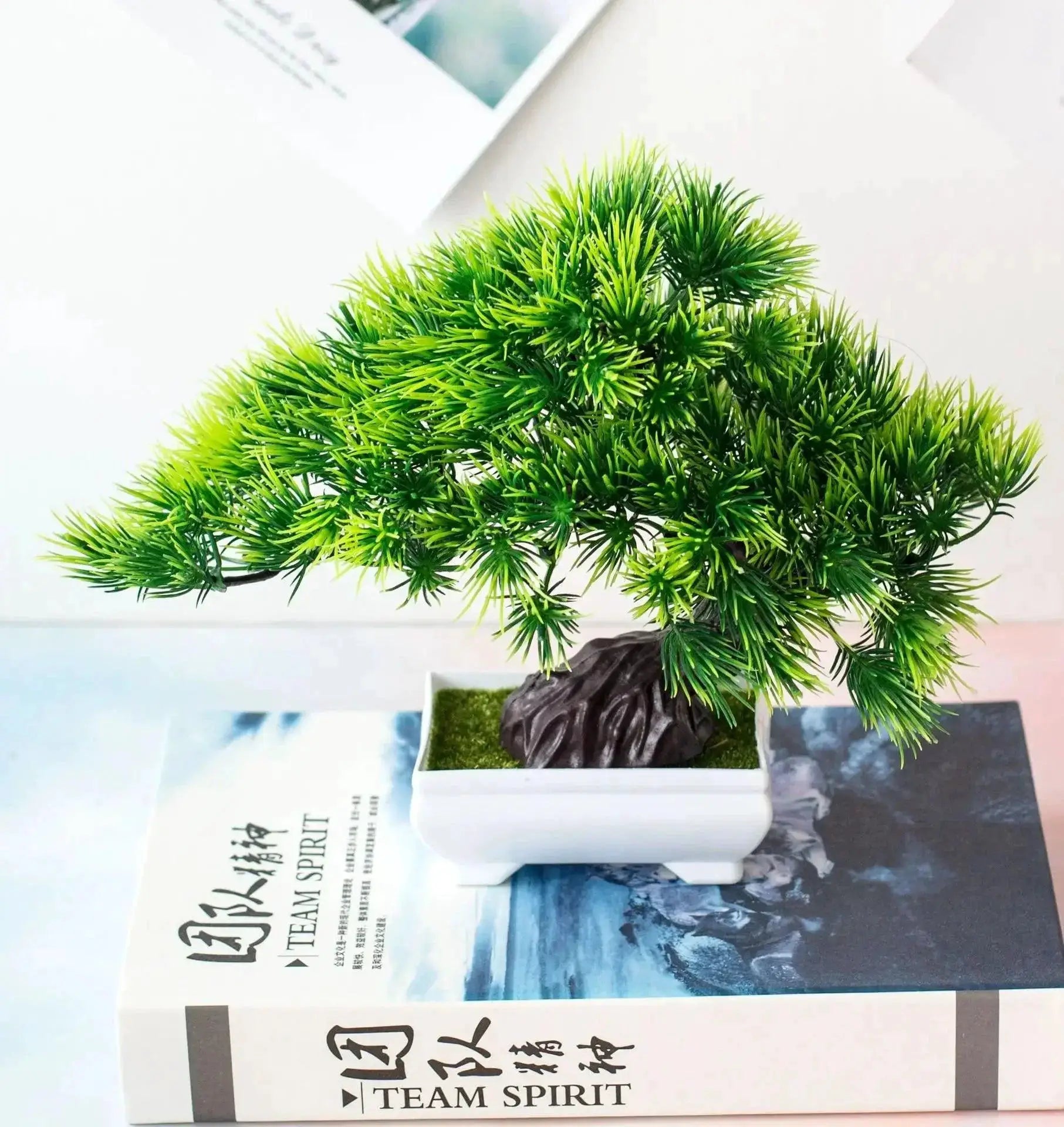 Artificial Bonsai Plants Lifelike Greenery For Decor