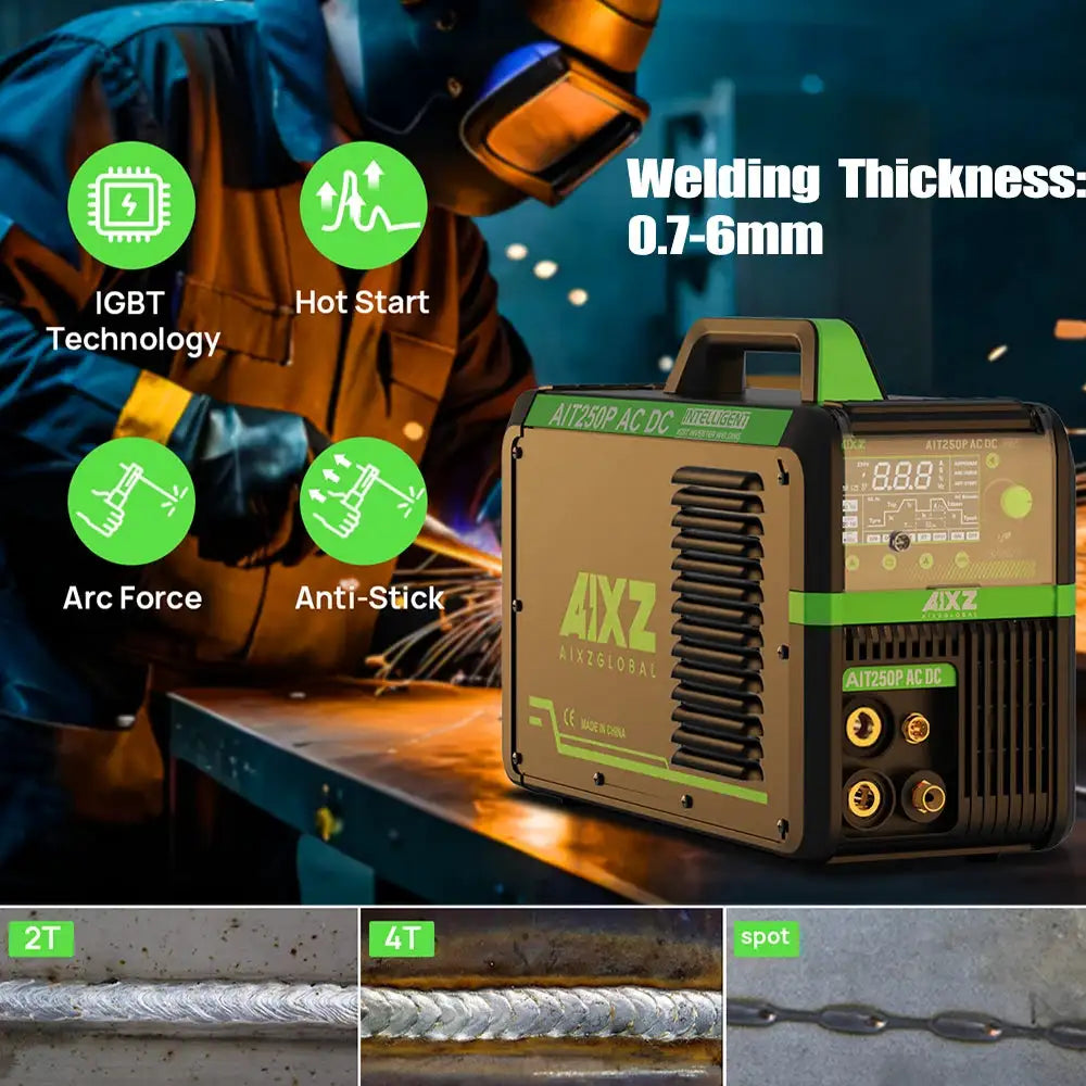 AIXZ AIT250P AC/DC Pulse TIG Welder — product view 6