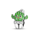 Silver Plated Butterfly Ladybug Cactus