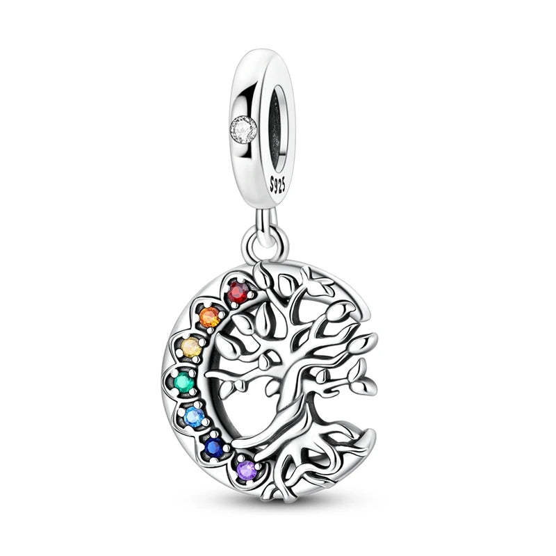 Sterling Silver Charm Family Love