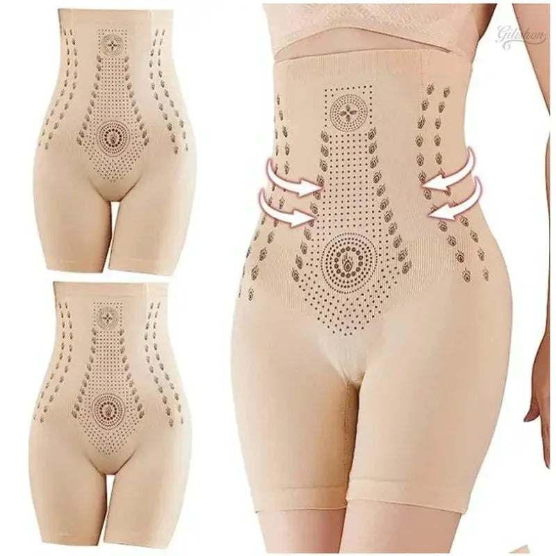 High Waist Slimming Shorts Seamless Tummy Control Panties