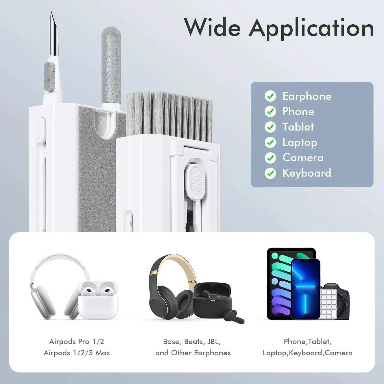Keyboard And Headset Cleaning Kit For Pristine Tech Devices