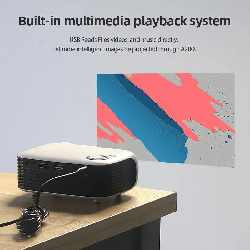 Mini Projector Home Theater Portable 3D 4K Ultra HD