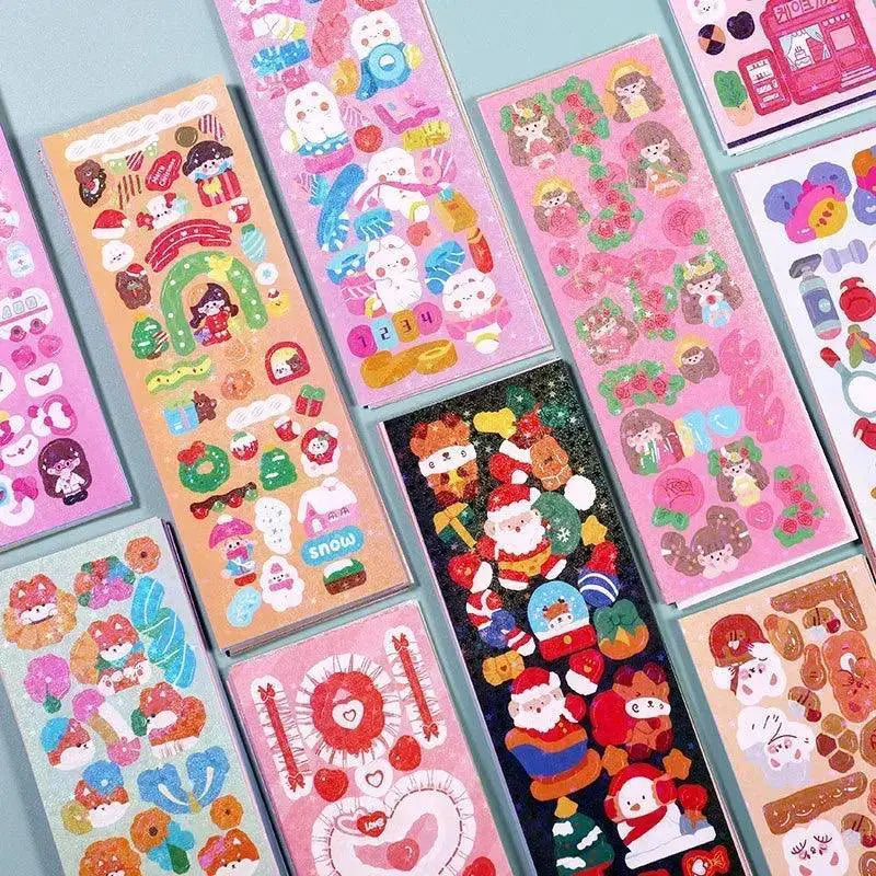 200 Cute Sticker Set for Kids Scrapbooking Kit Deluxe