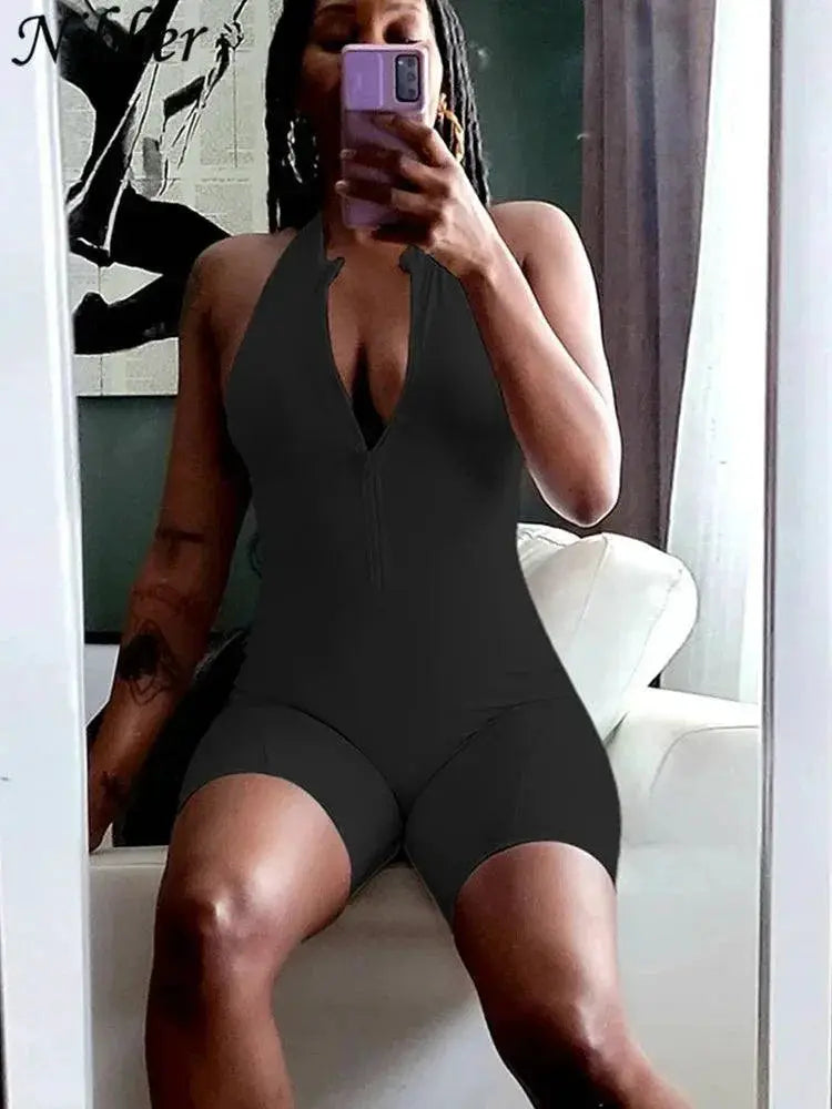 Sultry Cutout Women Summer Jumpsuit For Fashionistas