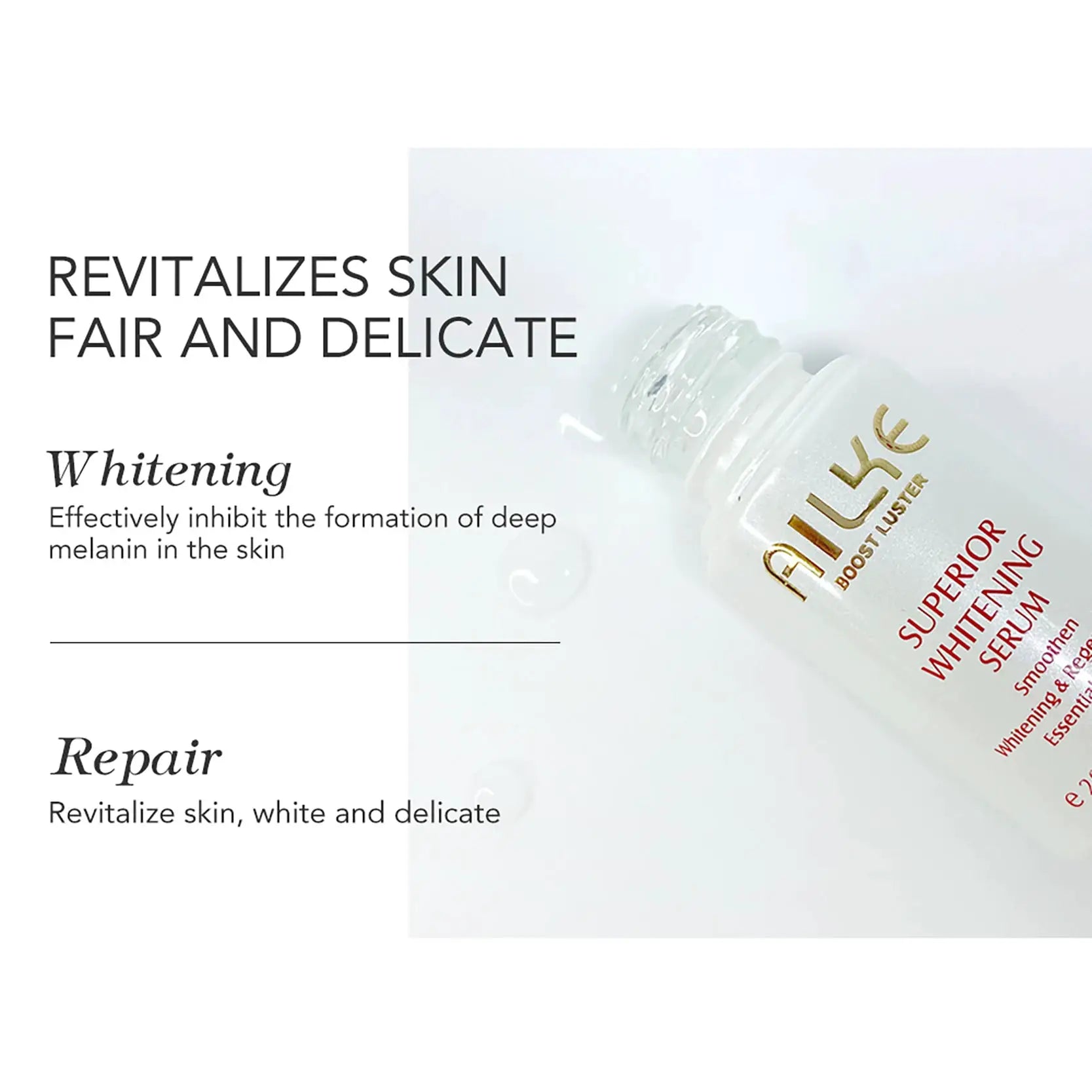 AILKE Whitening Face Cream, Reduce Dark Spots, Sun Spots, Melanin, With Collagen, Glutathione, Even Skin Tone For All Skin Types