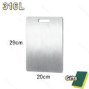 Thickened Stainless Steel Cutting Board Titanium Steel Antibacterial 316