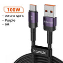 Toocki Fast Charging Cable Enhanced Data Transfer Efficiency