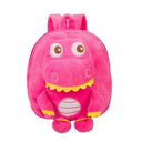 Soft Plush Dino School Backpack for Kids