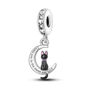 Cat Collection Silver Charm Bead