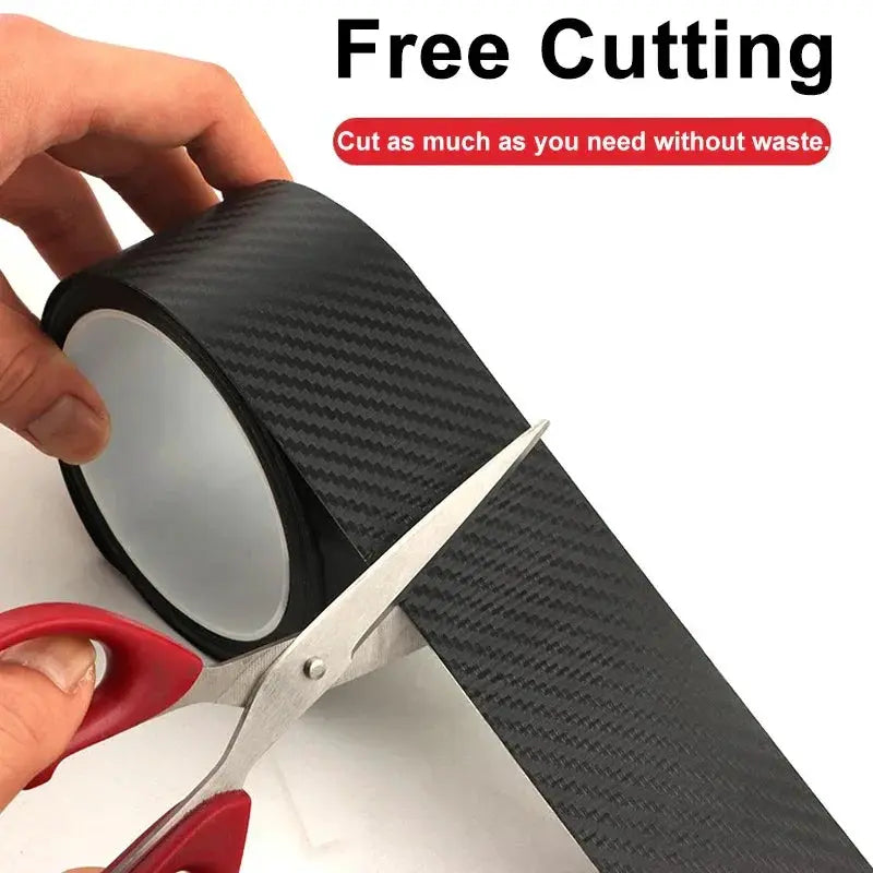 Nano Carbon Fiber Car Sticker Paste Protector Tape