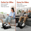 Under Desk Elliptical Machine Portable Mini Leg Exerciser Fully
