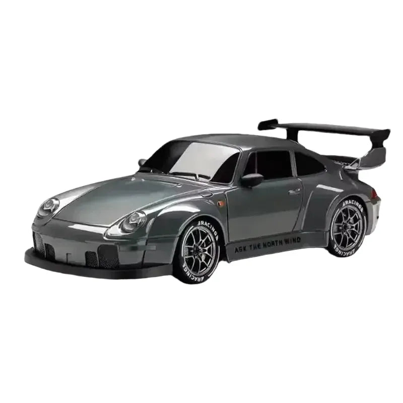 OiKe RC Drift Car - High Speed Mini Racer - Gray 1B Gift Box product image