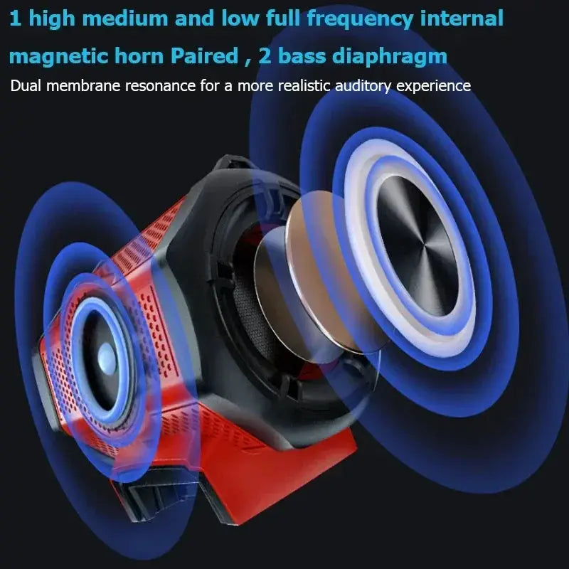Outdoor Portable Bluetooth Speaker With Built In Power Bank