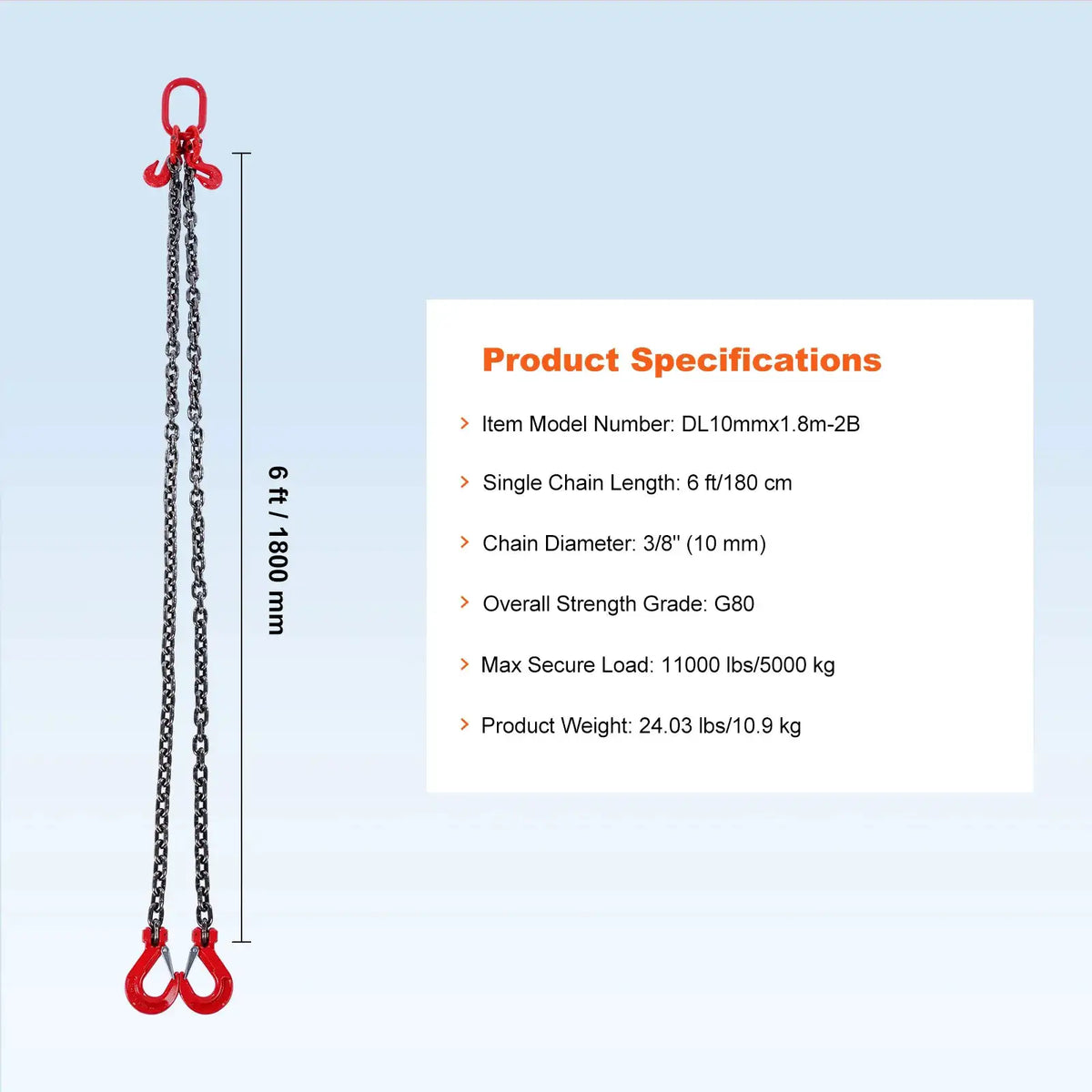 Heavy Duty Lifting Chain Set Heavy — product image 7
