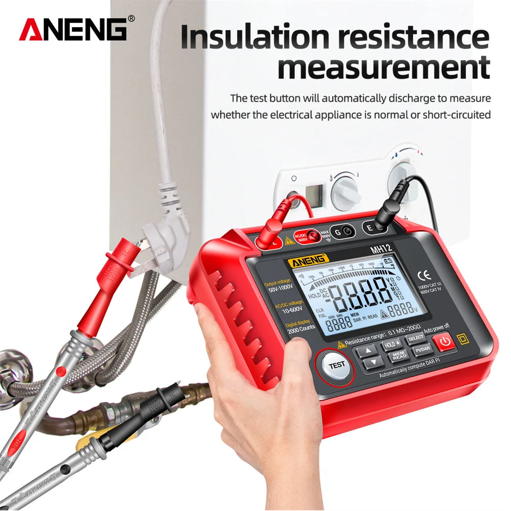Aneng Digital Megohmmeter Meters Insulation