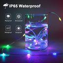 Smart RGBIC LED Strip Lights Bluetooth USB 20m Waterproof Colorful Scenes