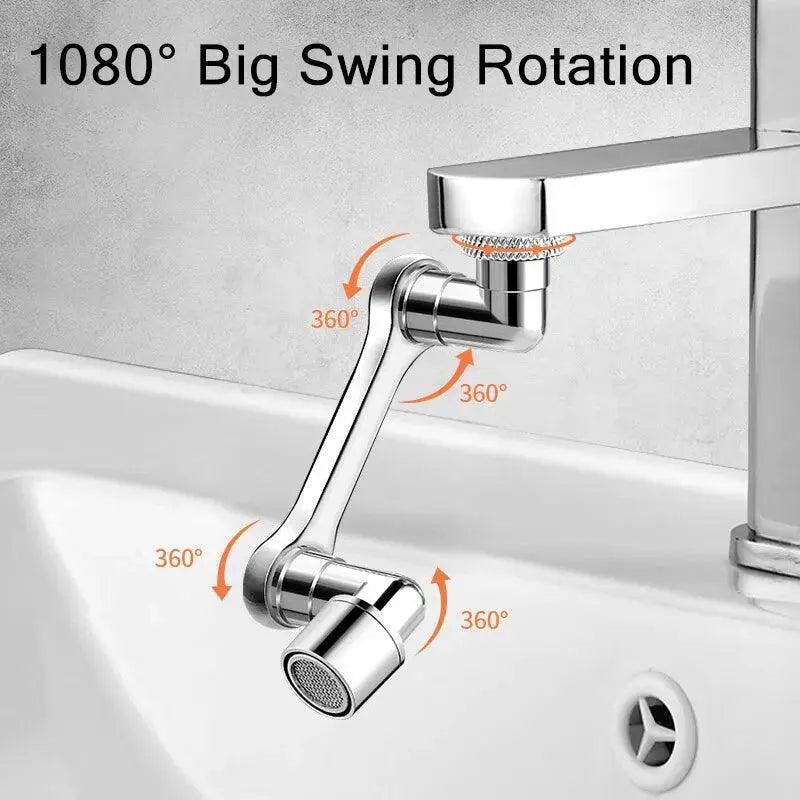 Dual Mode Swivel Faucet Extender For Easy Sink Tasks
