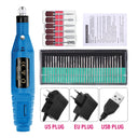Nail Drill: Portable Professional Electric Nail Drill Machine Set