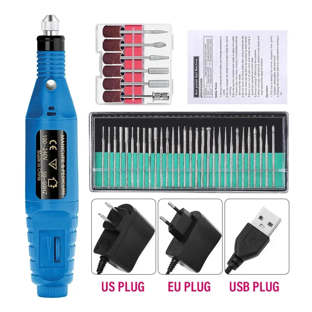 Portable Nail Drill Set for Mobile Pros — product view 19