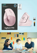 Lift Ergonomic Vertical Mouse Wireless Bluetooth Silent Mouse Logitech