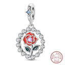 Red Series Charm Beads Sterling
