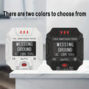 NJTY Socket Tester Voltage Test Outlet Detector EU UK US Plug Ground Zero Line Plug Polarity Phase Check Digital AC Voltage Test