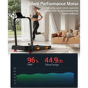 3 In 1 Foldable Treadmill Home Office 300 Lb Capacity 15 Incline
