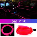 5M Car EL Wire - Quiet USB Atmosphere Lamp
