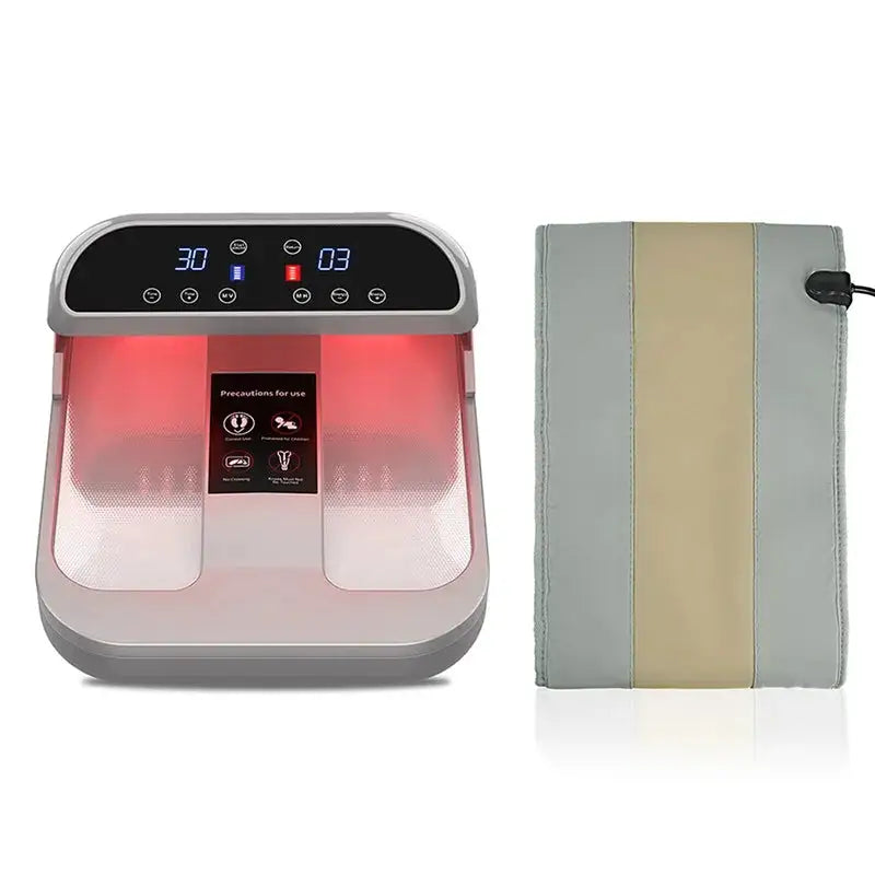 2026 Latest Photoionic Terahertz Massager Red & Blue Light Combination Home Foot Massager EU/AU/US Plug Available