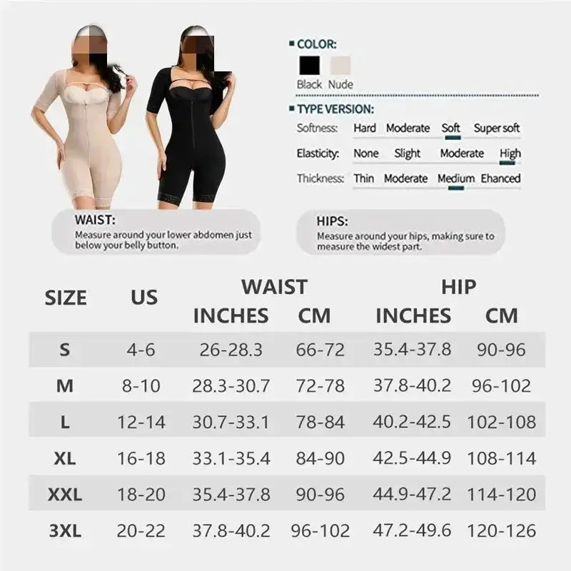 Women Slimming Butt Lifter Shapewear Tummy Control Bodysuit