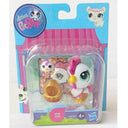 Vintage Pet Figurines Set Featuring Monkey Rabbit Cat Kitten