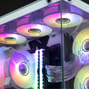 AR12PRO White RGB Fan Customizable PC Gaming Lighting