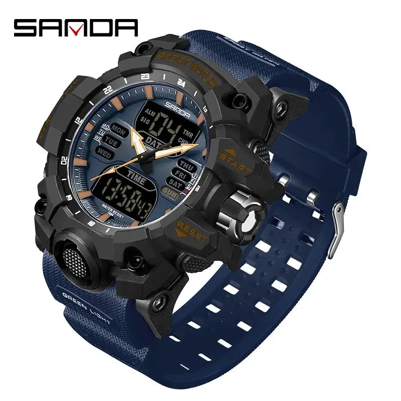 Sanda Men Waterproof Digital Watch — product view 12