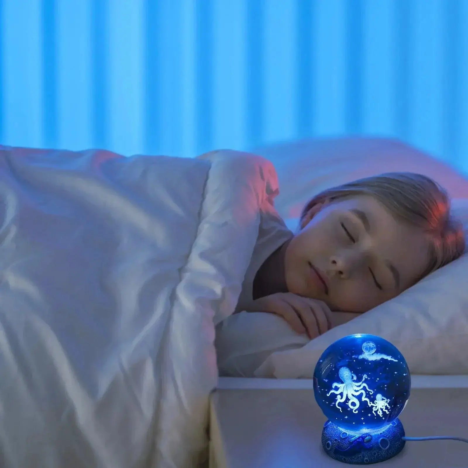 3D Galaxy Moon Lamp USB LED Night Light For Home Decor